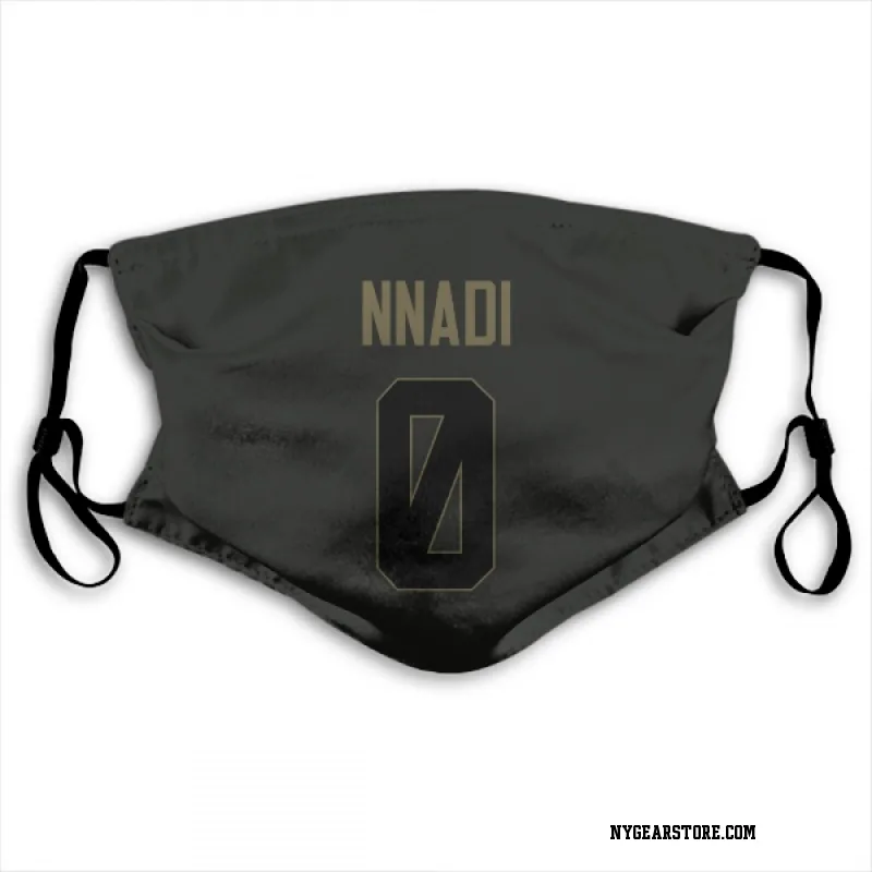 Black New York Jets  Derrick Nnadi  Service Face Mask (With 2 Free PM2.5 Filters)