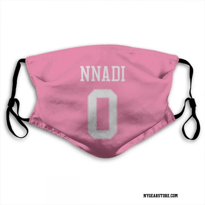 Pink New York Jets  Derrick Nnadi  Face Mask (With 2 Free PM2.5 Filters)